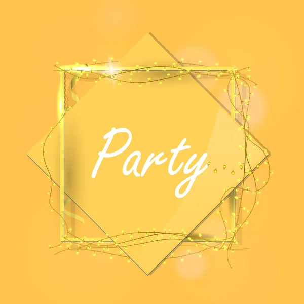 Vektor Hintergrundkonzept Von Party Feier — Stockvektor