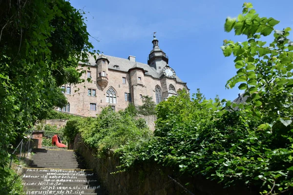 Das Marburger Schloss Hessen Deutschland — Stock fotografie