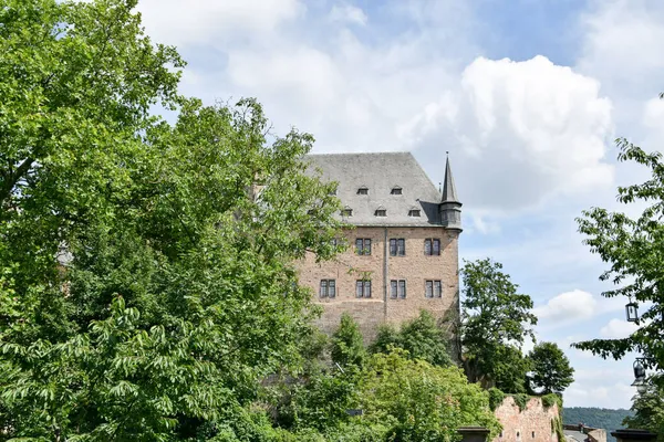 Das Marburger Schloss Hessen Deutschland — Stock fotografie