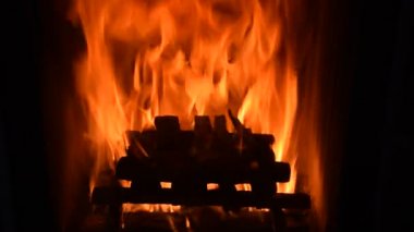 Einen ofen zum heizen 'de feuer