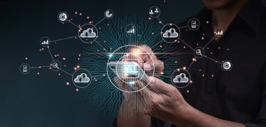 Dijital dönüşümdeki değişim, internet (IoT) ve yeni teknoloji Büyük veri ve iş süreci stratejisi, işletim otomasyonu, müşteri hizmetleri yönetimi ve bulut hesaplaması