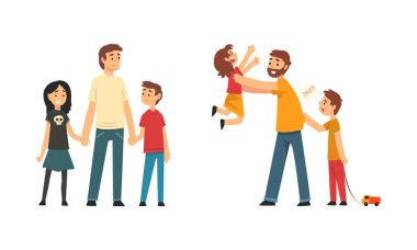 Babayı sevmek ve çocuklarıyla eğlenmek. Birlikte iyi vakit geçirmenin tadını çıkarmak.