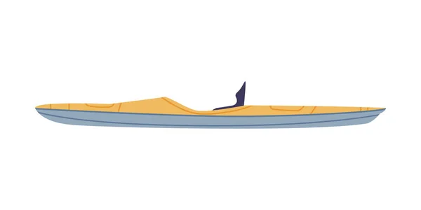 Ruderboot als Wasserfahrzeug oder schwimmendes Wasserfahrzeug Vektor Illustration — Stockvektor