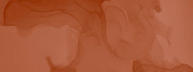 Kırmızı Ochre Soyut Tasarım. Çağdaş Sanat. Suluboya Baskı. Suluboya deseni. Soyut Sıçrama. Islak Sanat Yazıcısı. Pembe Alkol Mürekkebi Şablonu. Banner 'a su sıçrat. Alkol Mürekkebi Yazdır. Karamel
