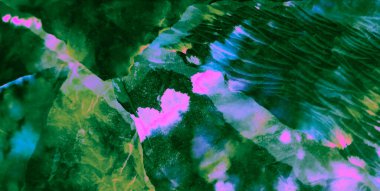 Yeşil Soyut Kirli Sanat. Soyut Sıçrama. Aquarelle dokusu. Suluboya Baskı. Dişlerimi fırçaladım. Koyu yeşil ıslak sanat baskısı. Mavi kravat boyası. Asit Sıçrayan Sancak. Boya yamalı kravat. Mor