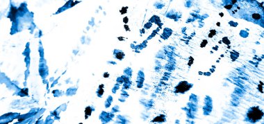 Mavi Kirli Sanat Ressamlığı. Kirli Sanat Arkaplanı. Aquarelle dokusu. Suluboya Baskı. Banner 'a su sıçrat. Beyaz Fırçalı Sancak. Kravat boyası. Derin Mavi Islak Sanat Yazıcısı. Çivit Tie Boya Yaması.