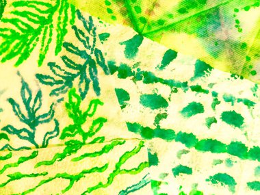 Yeşil Soyut Kirli Sanat. Kirli Sanat Arkaplanı. Aquarelle dokusu. Banner 'ı fırçaladım. Kravat boyası. Sarı suluboya baskı. Dişlerimi fırçaladım. Organik Islak Sanat Yazıcısı. Turuncu Kravat Boya Batik.