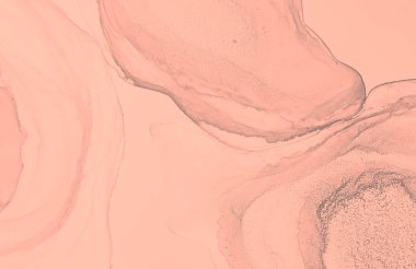 Mercan Modern Sanatı. Çağdaş Sanat. Suluboya deseni. Suluboya Baskı. Gri Alkol Mürekkebi deseni. Mürekkep Graffiti. Alkol Mürekkebi Sanatı. Pembe Islak Sanat Yazısı. Soyut Sıçrama.