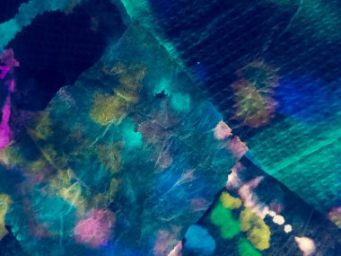 Indigo Soyut Sıçrama. Soyut Kirli Sanat. Aquarelle dokusu. Suluboya Baskı. Mor kravat boyası. Islak Sanat Yazıcısı. Dişlerimi fırçaladım. Mavi Asit Sıçrayan Sancak. Kravat boyası. Koyu Mavi