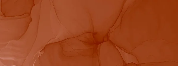Red Ochre Water Imitatie Abstract Ontwerp Aquarelpatroon Natte Kunstdruk Roze — Stockfoto