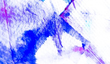 Beyaz Kirli Sanat Arkaplanı. Kirli Sanat Ressamlığı. Aquarelle dokusu. Banner 'ı fırçaladım. Kravat boyası baskısı. Parlak Islak Sanat Yazıcısı. Mavi kravat boyası. Suluboya Baskı. Banner 'a su sıçrat. Mor 