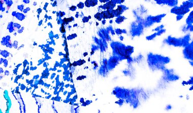 Indigo Kirli Sanat Arkaplanı. Kirli Sanat Ressamlığı. Aquarelle dokusu. Suluboya Baskı. Mavi kravat boyası. Dişlerimi fırçaladım. Dye Batik 'i bağla. Beyaz Islak Sanat Yazıcısı. Banner 'ı fırçaladım. Parlak 