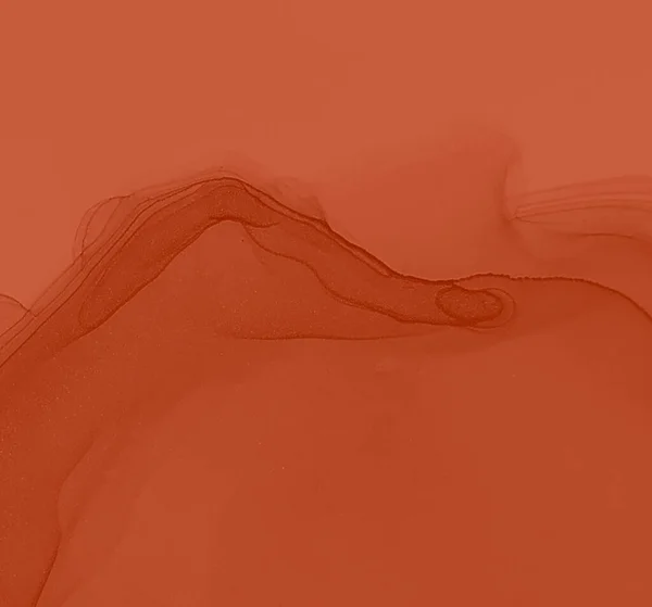 Crème Hedendaagse Kunst Abstract Ontwerp Aquarelpatroon Abstracte Plons Alcohol Inkt — Stockfoto