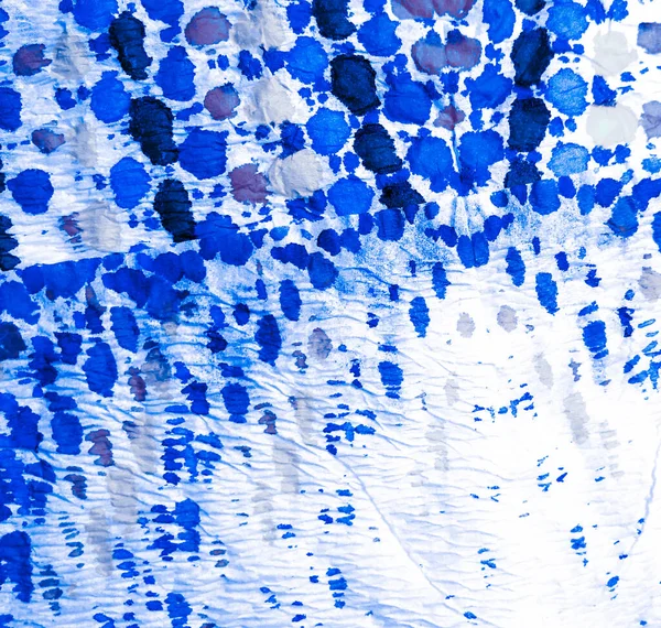 Deep Blue Dirty Art Background Dirty Art Painting Aquarelle Texture — Stock Photo, Image