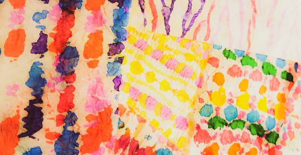 Multicolor Piszkos Művészet Festés Absztrakt Mocskos Művészet Akvarell Textúra Fésült — Stock Fotó