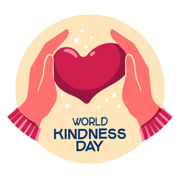 World Kindness Day Concept Hand Drawn Illustration Vector Graphics