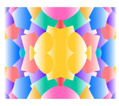  Mozaik arka plan. Çok renkli geometrik stil. Mezuniyet geçmişi. Vektör illüstrasyonu. 