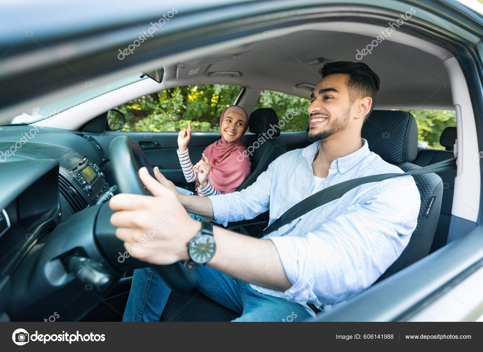 Side View Pleasant Millennial Mixed Race Woman Holding Smartphone