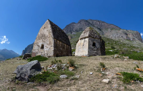 Μεσαιωνική Νεκρόπολη Eltyubu Στο Kabardino Balkaria — Φωτογραφία Αρχείου