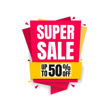 Super Sale Up To 50% Off Shopping Black Background Label
