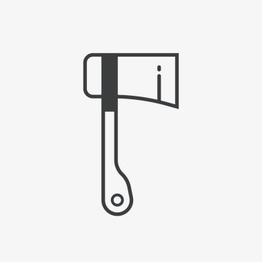  Axe Tool Flat Vector Icon