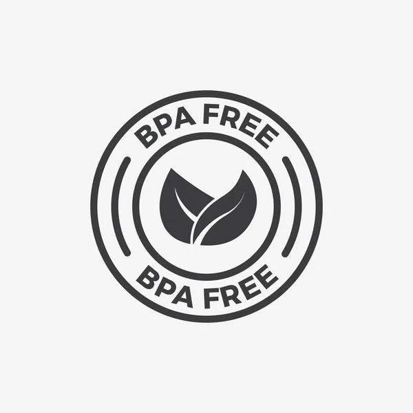 Bpa Bisphenol Phthalates Free Label — Archivo Imágenes Vectoriales