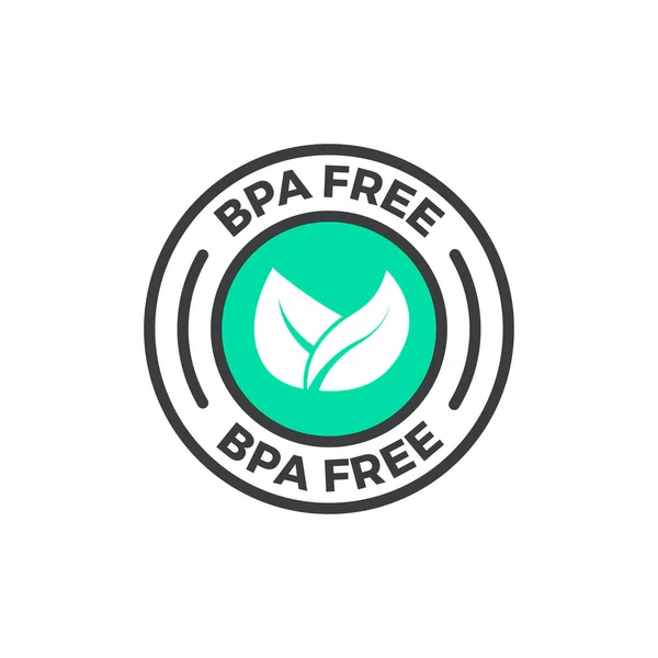 Bpa Bisphenol Phthalates Free Label — Archivo Imágenes Vectoriales