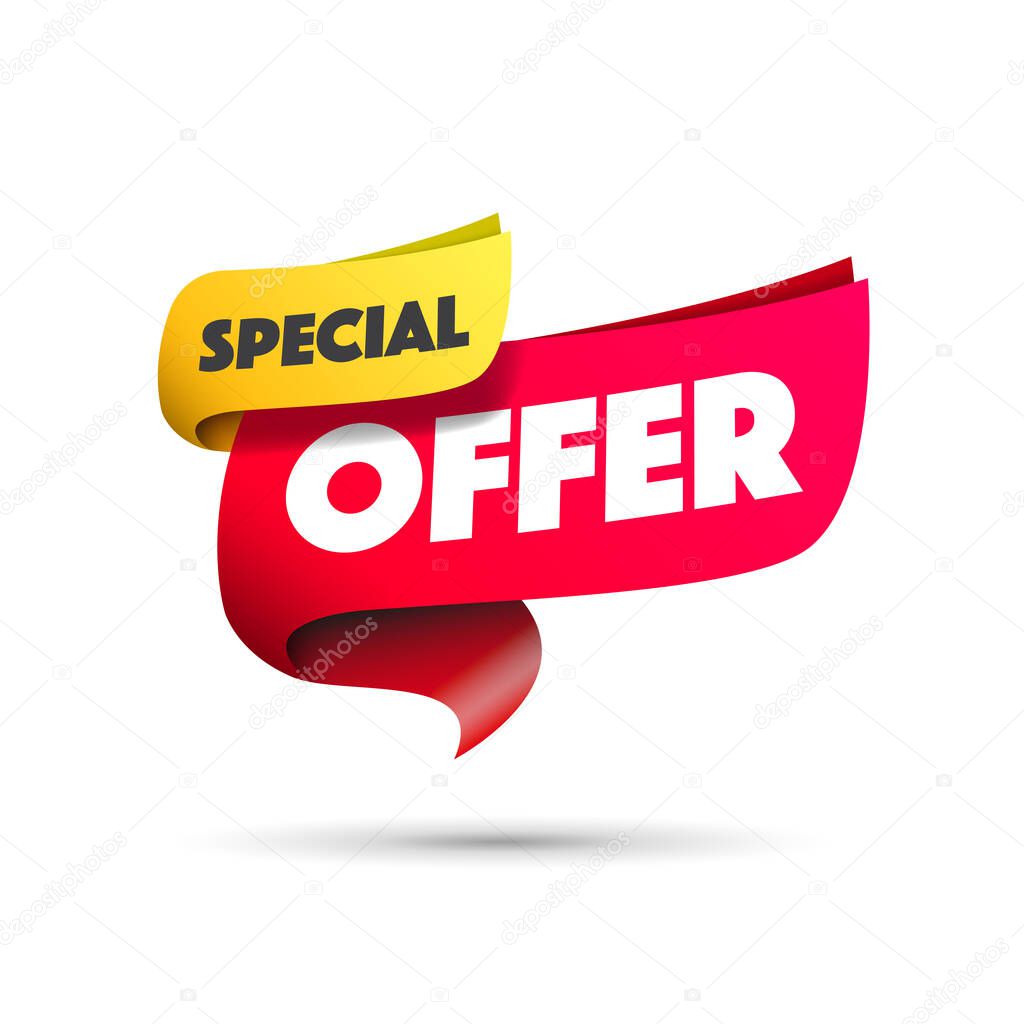 Special Offer Shopping Vector Label