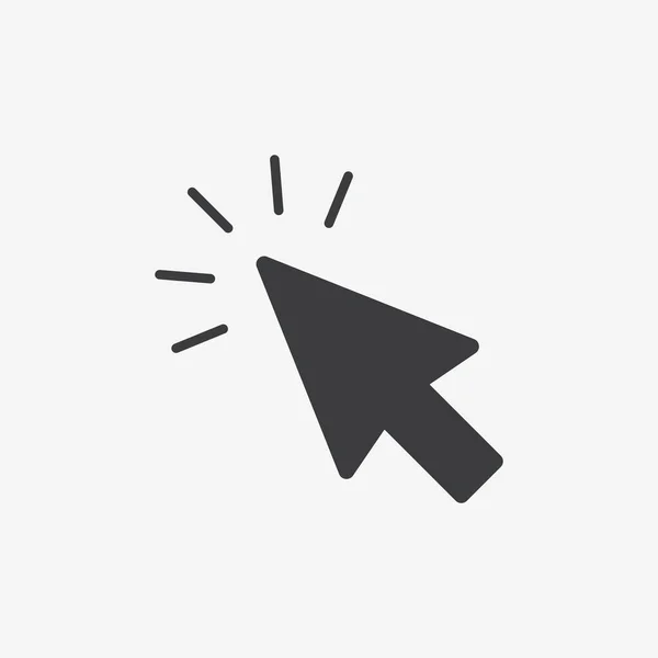 Mouse Pointer Flat Design Icon — Stock vektor