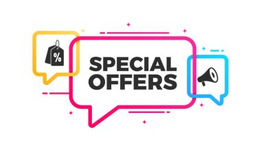 Alışveriş Reklamları İçin Özel Teklif Etiketi