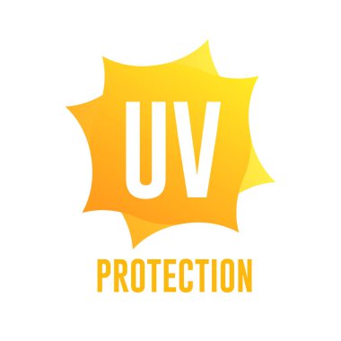 UV Işınları Ultraviyole Koruma ve Cilt Bakımı Düz Tasarım Simgesi
