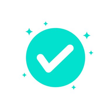 İşaretli Düz Tasarım Vektörü Simgesi