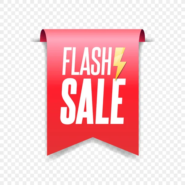 Flash Sale Label Für Shopping Werbung — Stockvektor