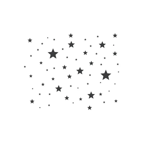 Векторная Икона Блестящими Звездами — стоковый вектор
