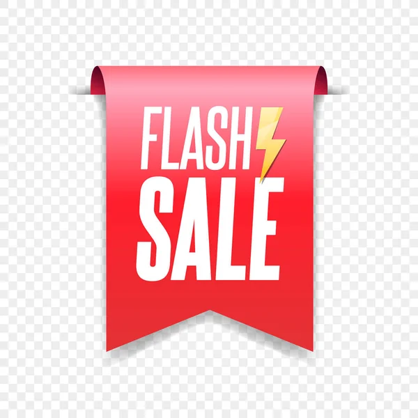 Flash Sale Label För Shopping Reklam Stockillustration