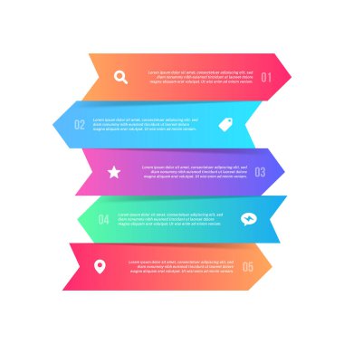  Infographic Konsept Tasarım Vektörü İllüstrasyonu