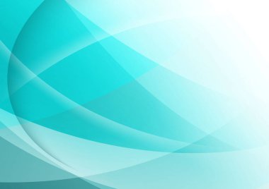 Soyut arkaplan yeşil eğrisi üst üste biniyor. Reklam, poster, şablon, iş sunumu için kullanabilirsiniz. Vektör illüstrasyonu