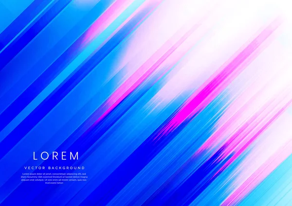 Abstract Blue White Pink Diagonal Lines Background You Can Use —  Vetores de Stock