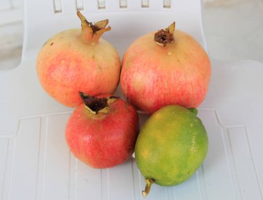 delicious gifts of summer - pomegranate and lemon