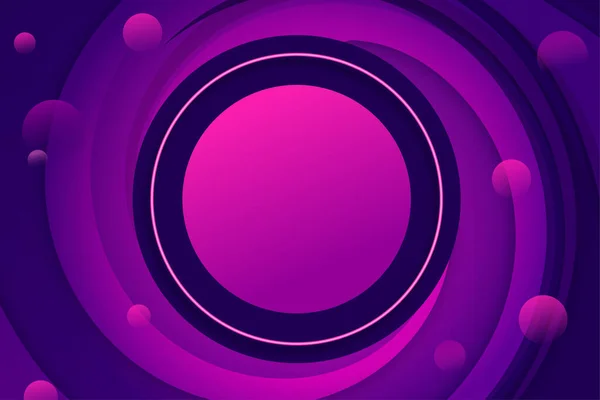 Gradiente Circular Púrpura Fondo Abstracto — Vector de stock