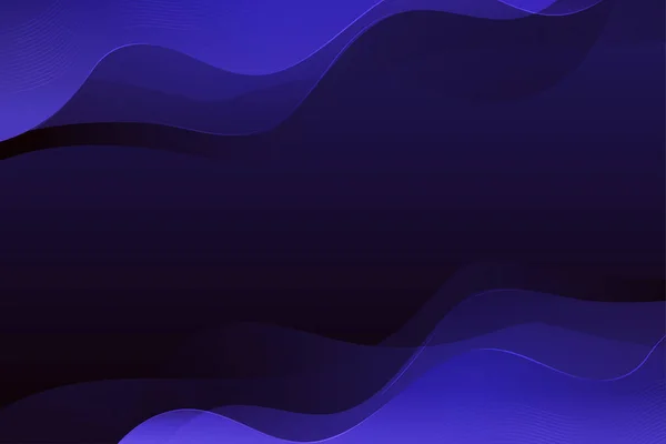 Einfache Blaue Farbverlauf Welligen Abstrakten Hintergrund — Stockvektor