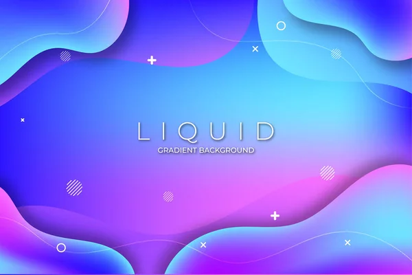 Blue Purple Vibrant Gradients Abstract Background — Stock Vector