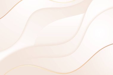 Altın soyut dalgalı tasarıma sahip lüks, parlak arkaplan