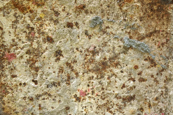 Old Iron Background Rust Paint Cement Stain — Stok fotoğraf