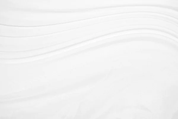 Textures Background Abstract White Fabric Background Pattern Soft Waves Suitable — Stock Photo, Image