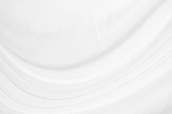 Textury Pozadí Abstraktní Bílá Tkanina Pozadí Vzor Měkkými Vlnami Vhodný — Stock fotografie