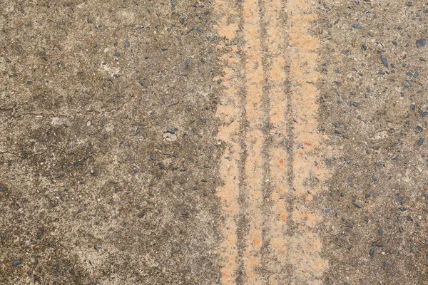 Car Tire Tracks Cement Floor — Stock Photo, Image