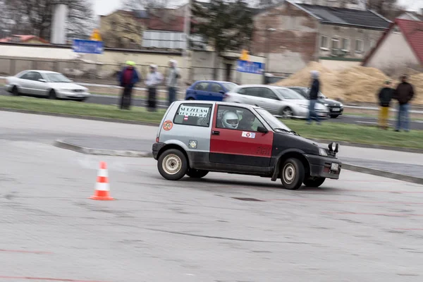 Lublin Polen Januar 2015 Amateur Autorennen Der Arena Lublin — Stockfoto