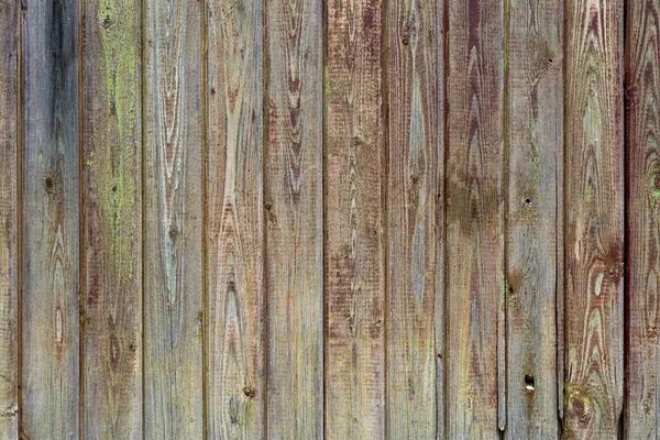 Textuur Van Oude Gehavende Groene Verticale Planken Achtergrond Van Schilferende — Stockfoto