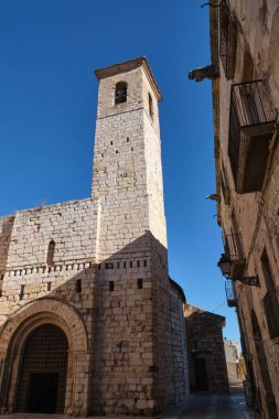 montblanc tarragona. Aziz Miguel 'in eski Roma Kilisesi.